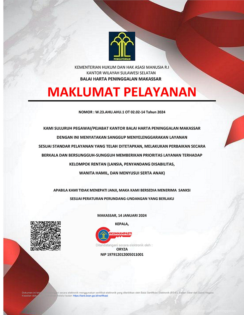 MAKLUMAT PELAYANAN