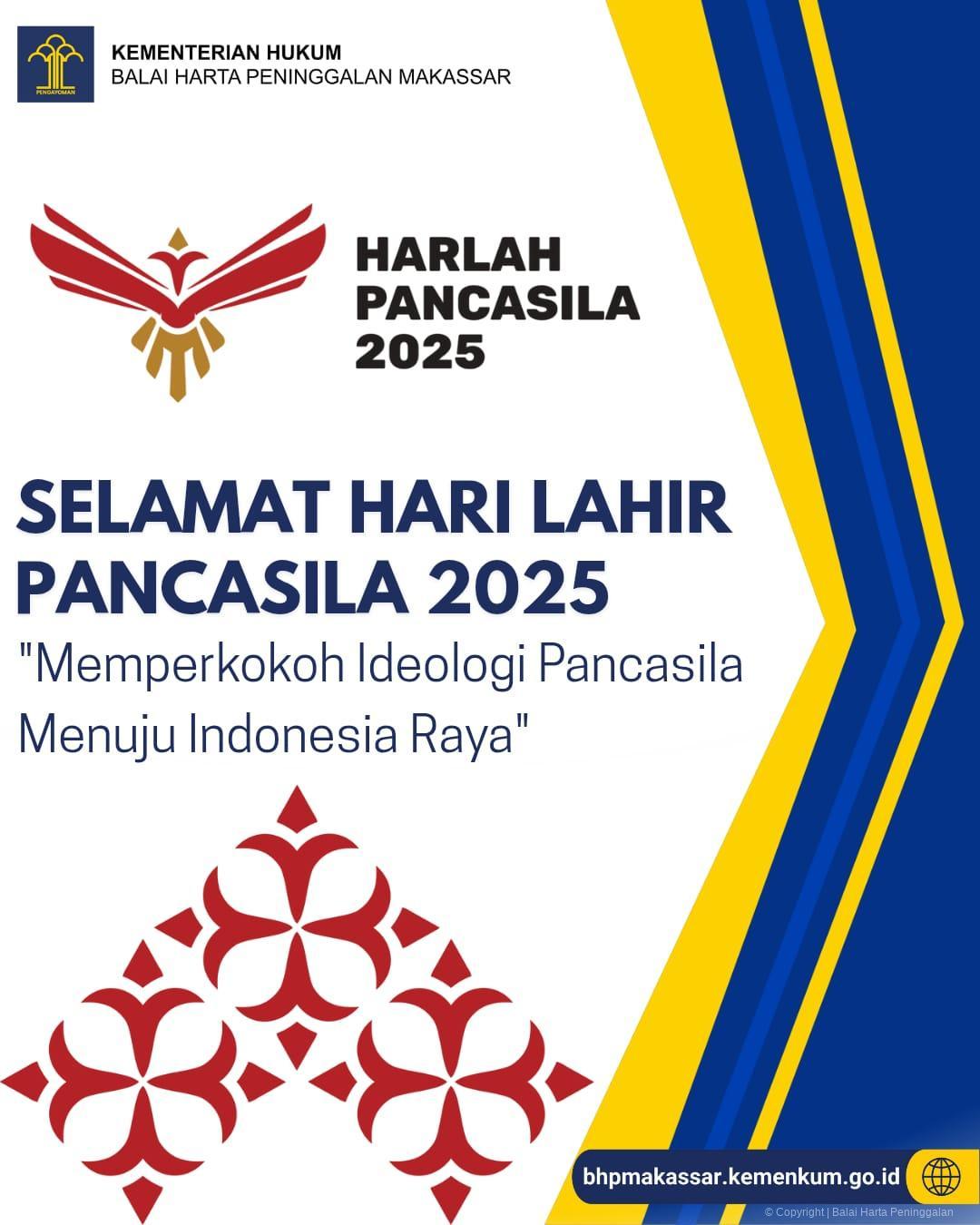 Selamat Hari Lahir Pancasila 2025